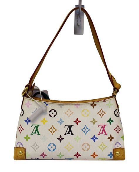 louis vuitton white multicolor shoulder bag